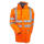 Men's High Visibility 4-In-1 Safety Hooded Jacket